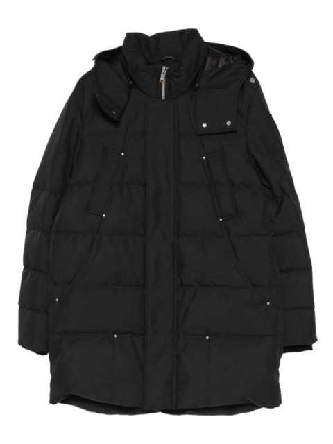 MOOSE KNUCKLES hooded zip-fastening coat