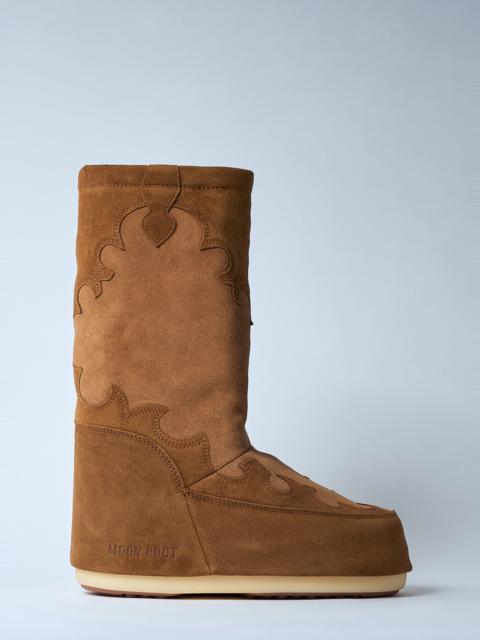 MOON BOOT Icon Suede Embroidery Boots