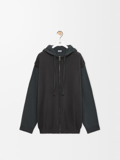 Loewe Zip-up hoodie in cotton