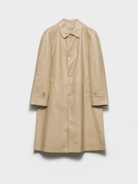 Prada Nappa leather coat