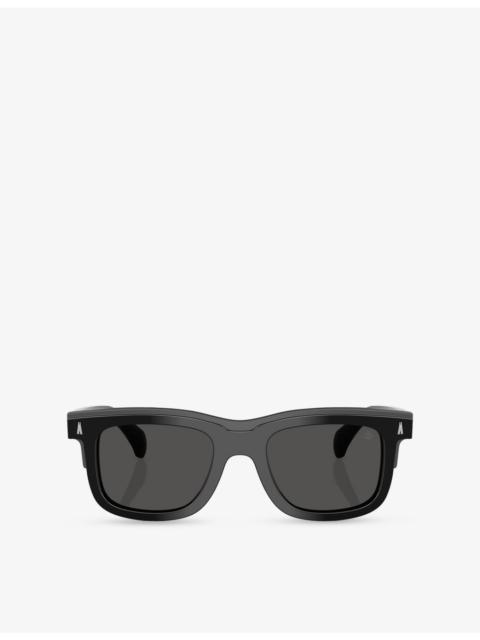 Moncler ME6004 Claro Square-Frame Acetate Sunglasses