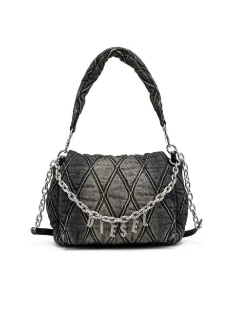 Diesel Charm-D logo-lettering shoulder bag