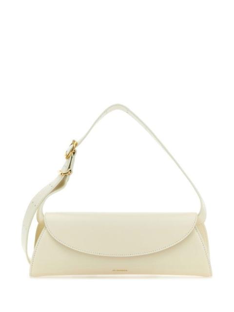 Ivory leather small Cannolo shoulder bag