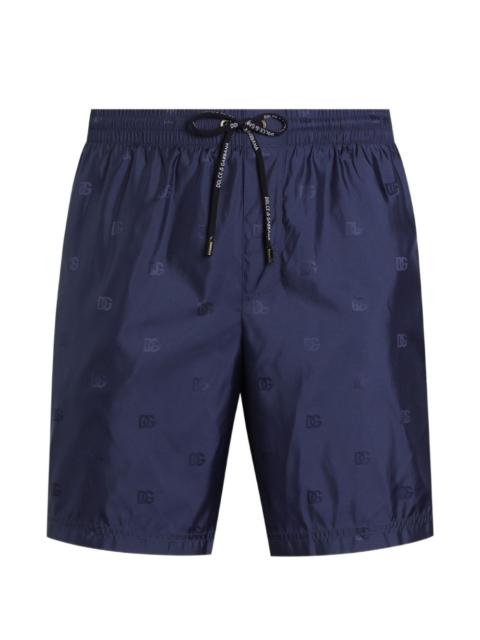 Dolce & Gabbana medium swim boxer shorts in logo jacquard