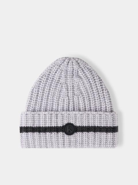 BOGNER Kilian Knitted cashmere hat in Light gray