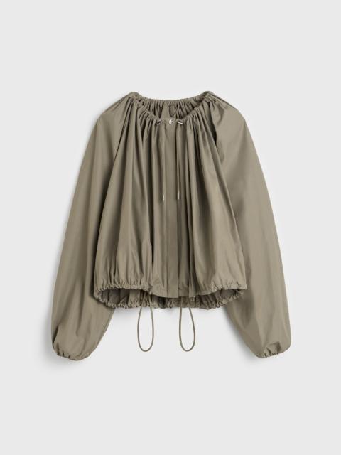 TOTEME Gathered parachute jacket rock