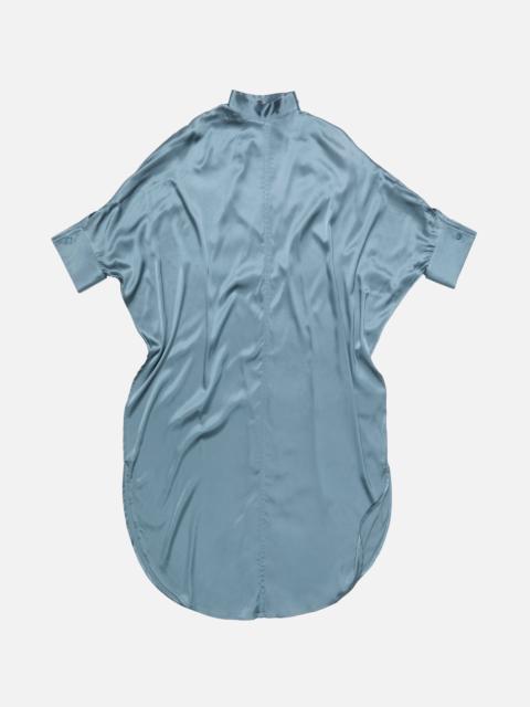 Acne Studios Satin tunic dress - Dirty blue