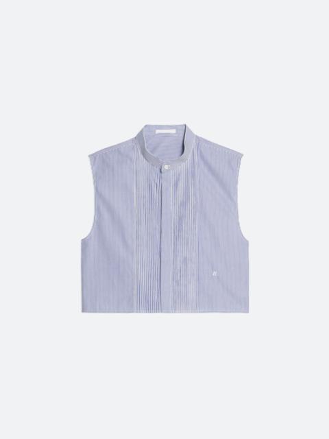 Helmut Lang SLEEVELESS TUXEDO SHIRT