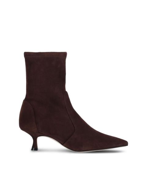 Stuart Weitzman 50mm pointed-toe boots
