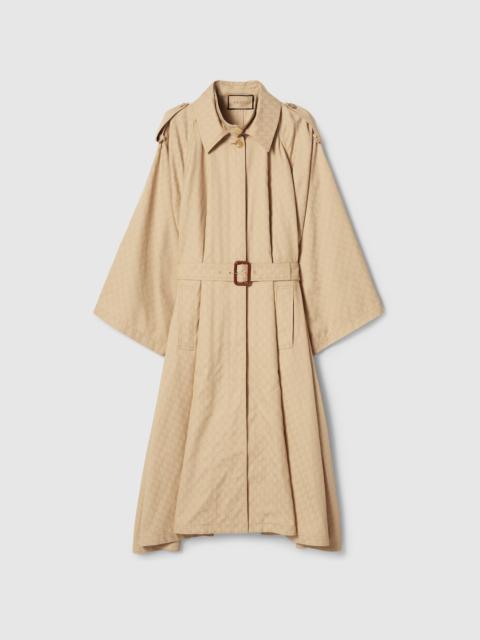 GUCCI GG cotton gabardine trench coat