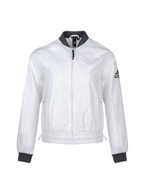 adidas (WMNS) adidas Bomber Wv Fem Jacket White DW4553