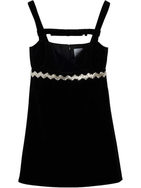 PATOU rhinestone-embellished dress