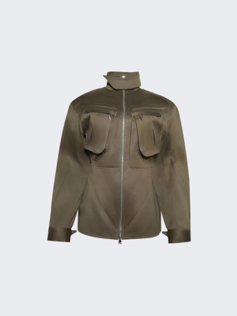 MUGLER Workwear Jacket Khaki