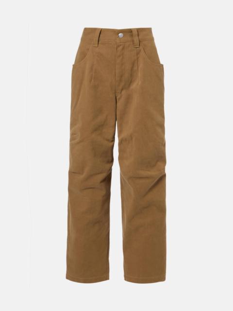Isabel Marant Étoile Opalyna cotton twill wide-leg pants
