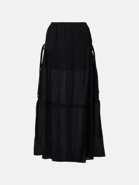 TOTEME Cotton maxi skirt