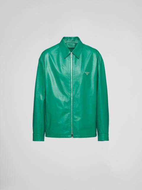 Prada Nappa leather blouson jacket