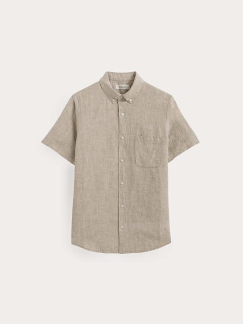 EVERLANE THE CLASSIC SHORT-SLEEVE SHIRT IN LINEN