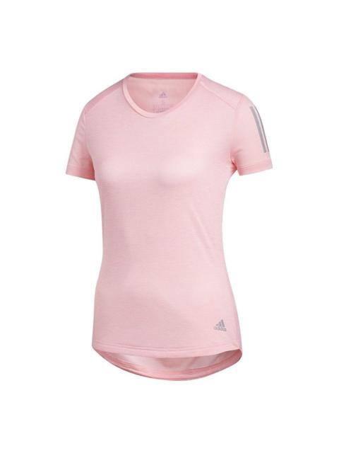 (WMNS) adidas Camiseta Own the Run T-Shirts 'Pink' FM5813