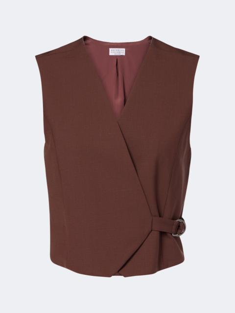 Brunello Cucinelli Monili wool-blend vest