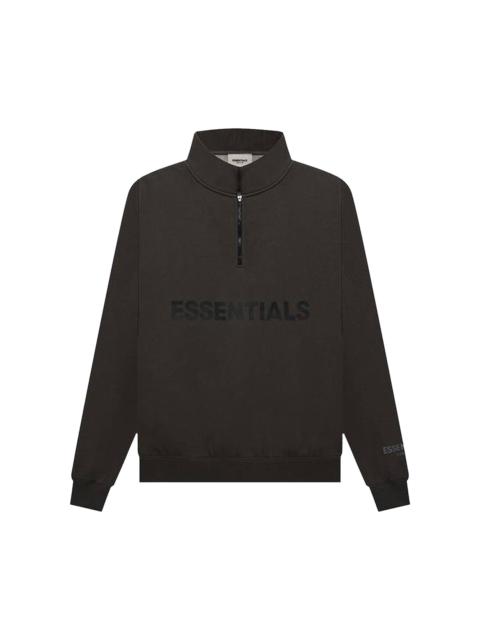 Fear of God Essentials Half Zip Pullover Sweater 'Black'