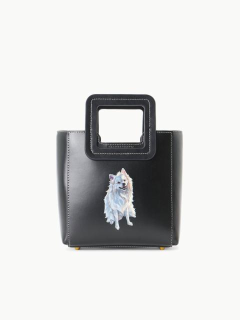 STAUD STAUD CUSTOM MINI SHIRLEY LEATHER BAG | BLACK