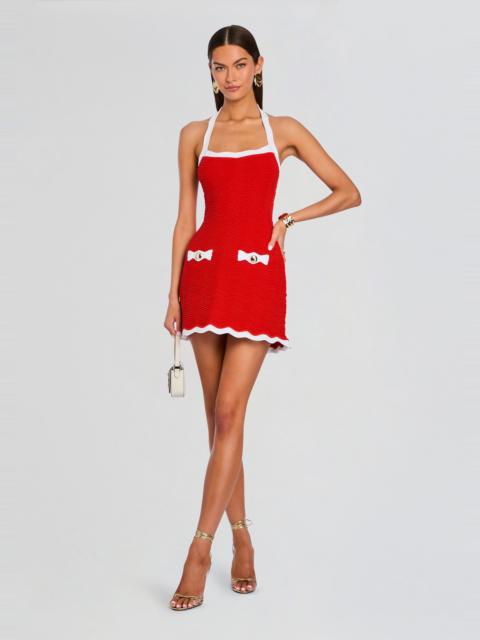 RETROFÊTE ONDINA RIB KNIT DRESS