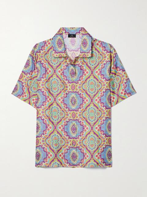 Etro Printed Silk-twill Shirt