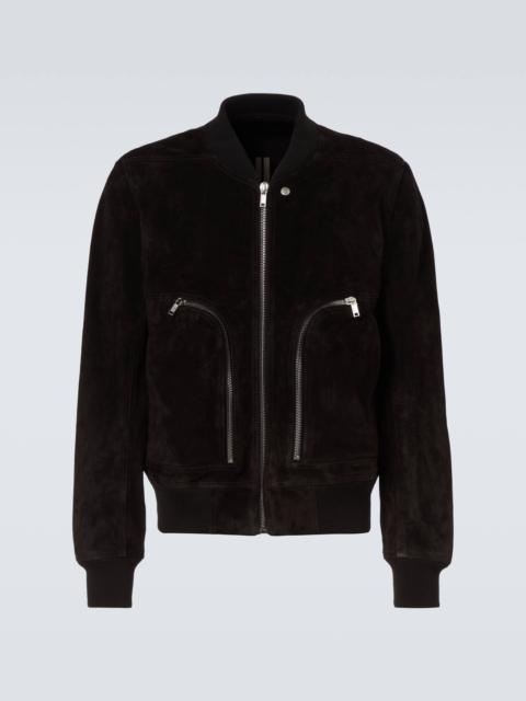 Rick Owens Remoray suede bomber jacket