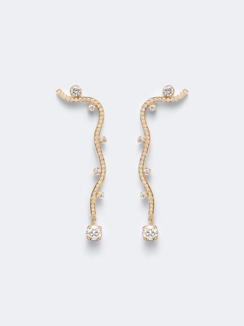 SOPHIE BILLE BRAHE Grand Ocean Etoile 18kt gold earrings with diamonds