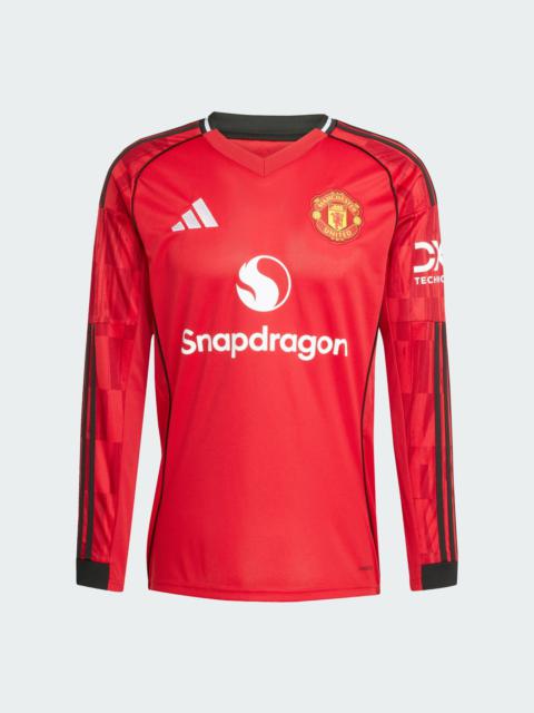 adidas Manchester United 25/26 Long Sleeve Home Jersey