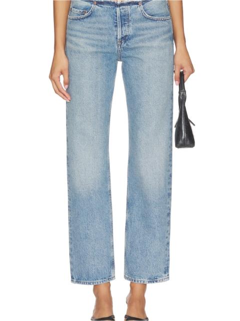 AGOLDE Fray Slim Crop