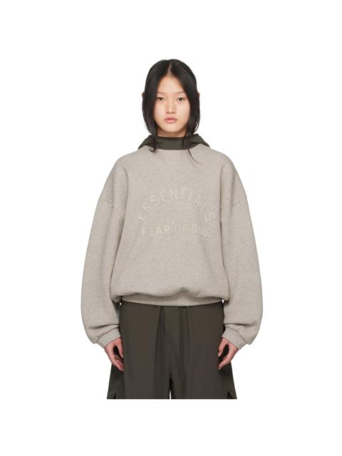 Fear of God Gray Bonded Hoodie