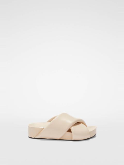 Jil Sander Shearling Slides