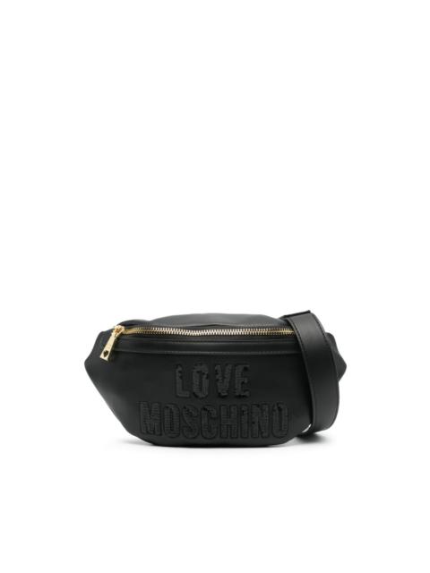 Moschino sequin-embellished belt bag
