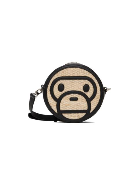 A BATHING APE® Black Baby Milo Shoulder Bag