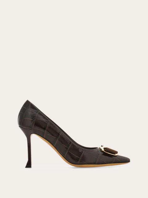 FERRAGAMO 새로운 Vara 판 펌프
