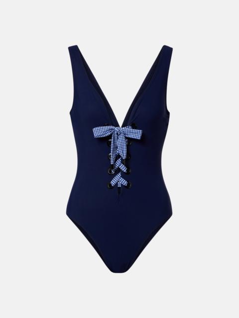 KARLA COLLETTO Bow-detail swimsuit