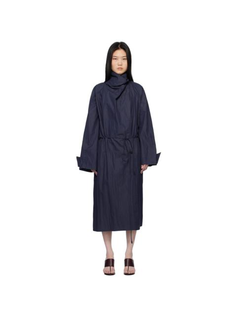 LE17SEPTEMBRE Navy Cowl Neck Long Coat