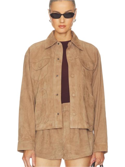 FRAME The Suede Utility Jacket