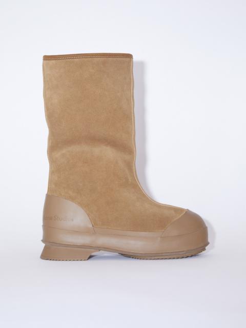 Acne Studios Reversible ankle boots - Brown/beige