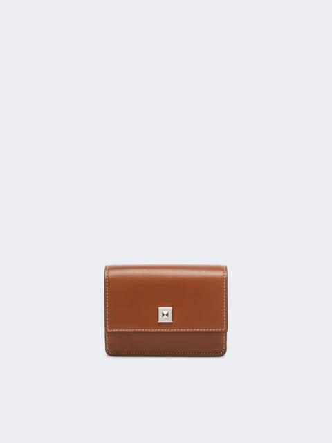 Max Mara PURSE Leather purse - AMBER BROWN