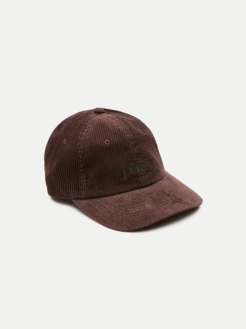 J.CREW Cotton corduroy graphic trucker cap
