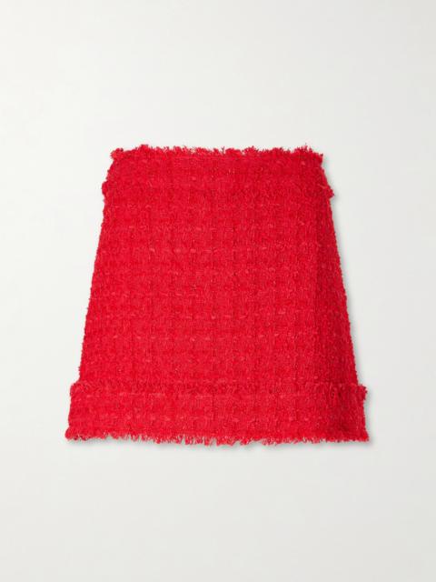 Dolce & Gabbana Flared Tweed Mini Skirt