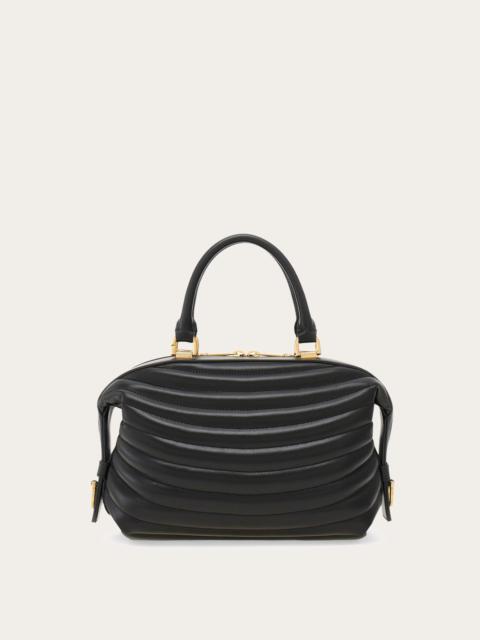 FERRAGAMO Quilted bowling bag (S)