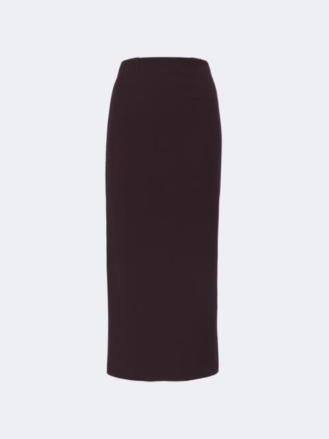 ROLAND MOURET Crêpe pencil skirt