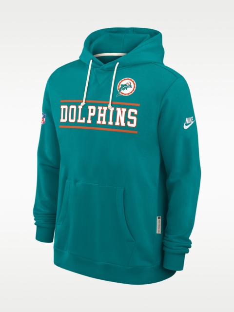 Nike Miami Dolphins Alt Standard Issue Men's Nike Dri-FIT NFL Pullover Hoodie