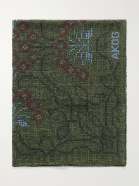 A KIND OF GUISE Luz Printed Wool Scarf