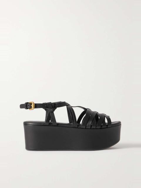 See by Chloé Sierra leather platform sandals