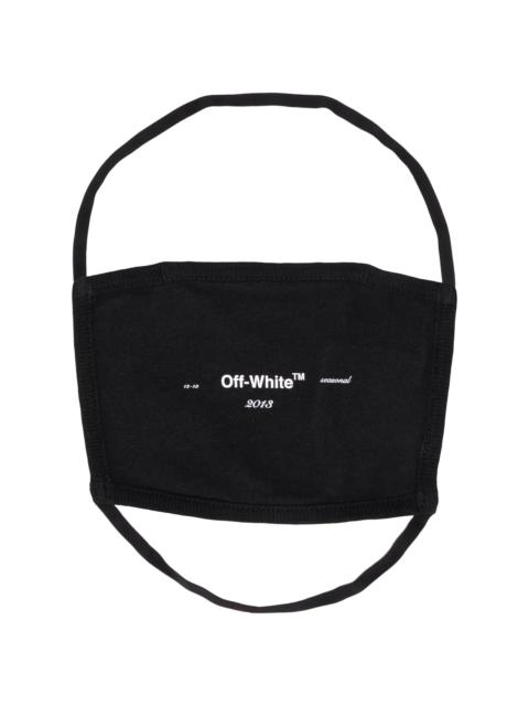 logo-print face mask