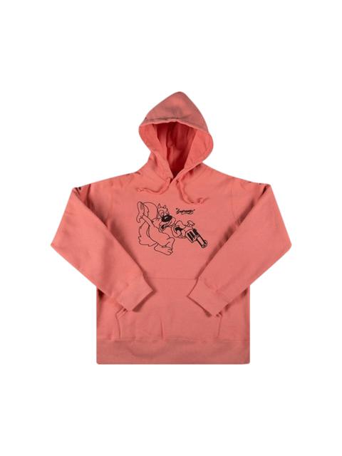 Supreme Lee Hooded Sweatshirt 'Coral'